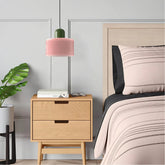 Nordic Pendant Light Glass Anti-Glare for Bedside