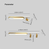 Modern Flush Ceiling Light with Spotlight for Living Room, Angle Adjustable