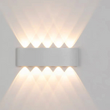 Modern Outdoor Up Down Wall Light Waterproof Metal for Exterior Wall