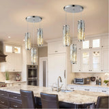 Luxury Crystal Pendant Light Dimmable for Dining Room
