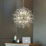 Crystal Dandelion Chandelier LED for Modern Dining Room