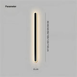 Long wall light available in multiple lengths