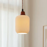 Wabi-Sabi Style Ceramic Pendant Light for Dining Room