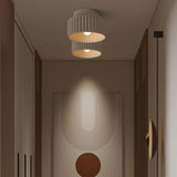 Modern White Wrinkled E27 Ceiling Light