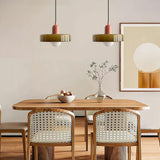 Nordic Cream Stained Glass Pendant Lighting for Dining Room