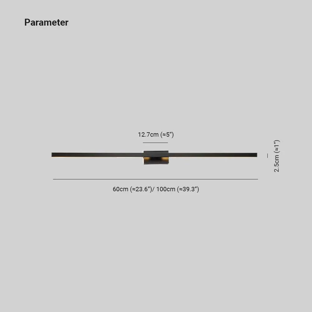 Minimalist Dimmable Led Black Wall Lamps - Clowas