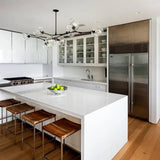 Mid Century Branching Bubble Chandelier Glass for Living Room, Arm Adjustable