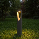 Modern Outside Bollard Light Black Metal for Garden, IP65