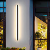Minimalist Metal Outdoor Wall Light with Soft Glow for Porch