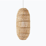 Rattan Pendant Light for Rustic Dining Room