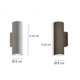 Outdoor Concrete Up & Down Wall Light Waterproof for Exterior Wall