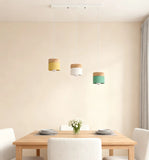 Nordic Wood Pendant Light Metal Height Adjustable for Dining Room