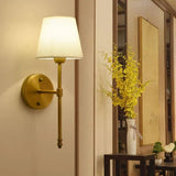 Double Wall Lights for Living Room Brass - Clowas