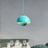 Modern Flowerpot Metal Pendant Light Dimmable for Dining Rooms