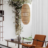 Rattan Pendant Light for Rustic Dining Room