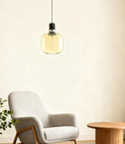 Modern Glass Bottle Pendant Light Dimmable for Dining Rooms
