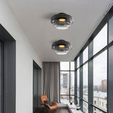 Vintage Glass Ceiling Light Fixtures for corridor