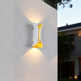 Exterior Up and Down Wall Light Modern Waterproof Metal
