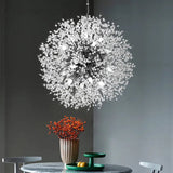 Sputnik Pendant Light Crystal LED Dimmable for Dining Room