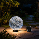Modern Moon Garden Light Solar Glass Waterproof