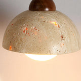 Yellow Cave Stone Wabi-Sabi Dining Table Light Pendant
