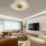 Modern Firework LED Flush Mount Ceiling Light for Living Room