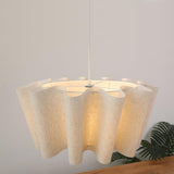 Japanese Pendant Light with Fabric Shade