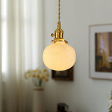 Vintage Brass Pendant Lights for Bedroom