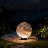 Modern Moon Garden Light Solar Glass Waterproof