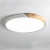 Nordic Pastel Wood LED Light Fixture for Ceiling