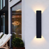Modern Rectangular LED Outdoor Up Down Wall Light