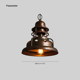 Cage Design Vintage Copper Industrial Pendant Light - Clowas