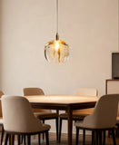Modern Crystal Pendant Light Height Adjustable for Dining Rooms