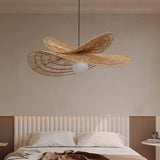 Southeast Asian Woven Rattan Pendant Light