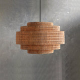 Vintage Rattan Pendant Light for Dining Room