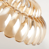 Thick Glass Flush Mount Ceiling Light for Living Room