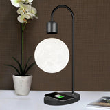 Wireless Charging Floating Moon Orb Desk Lamp