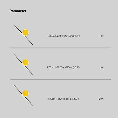 Gold Circular Line Led Bedroom Wall Lights - Clowas