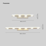 Minimalist Acrylic LED Wall Light for Bathroom Mirror
