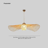 Tone Wave Rattan Vintage Pendant Light - Clowas