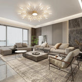 Modern Firework LED Flush Mount Ceiling Light for Living Room