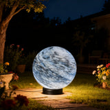 Modern Moon Garden Light Solar Glass Waterproof