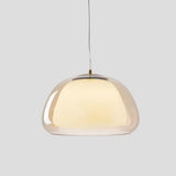Cream Glass Pendant Lights for Kitchen Island