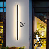 Minimalist Metal Outdoor Wall Light with Soft Glow for Porch