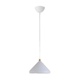 Simple Black Industrial Pendant Light With Cone
