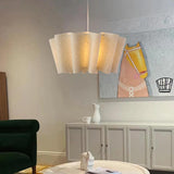 Japanese Pendant Light with Fabric Shade