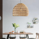 Japanese Wabi-Sabi Rattan Pendant Living Room Lighting