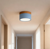 Nordic Hallway Downlight Wood and Metal, Durable