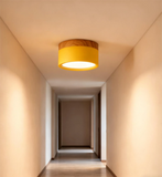 Nordic Hallway Downlight Wood and Metal, Durable