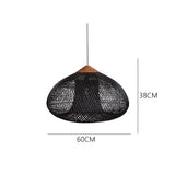 Wabi-Sabi Hollow Rattan Vintage Pendant Lights